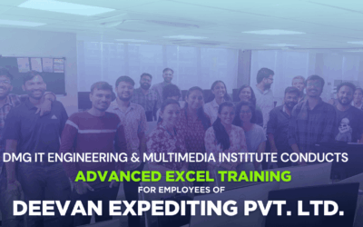 DMG IT Engineering & Multimedia Institute Conducts Advanced Excel Training for Employees of Deevan Expediting Pvt. Ltd., Ahmedabad